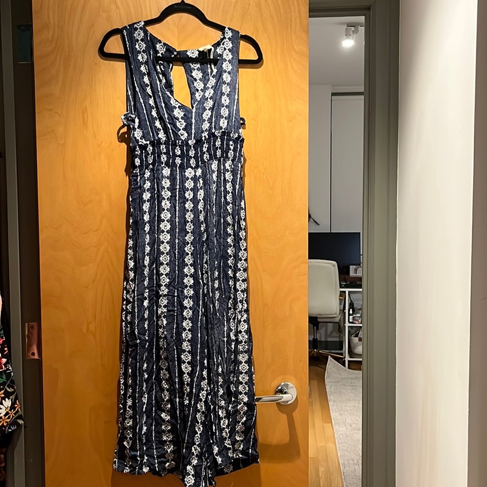 Denim blue color jumpsuit